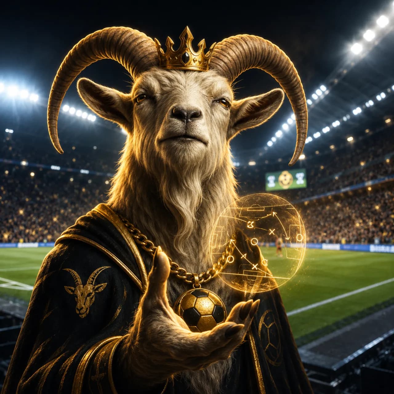 Karl der GOAT im Stadion